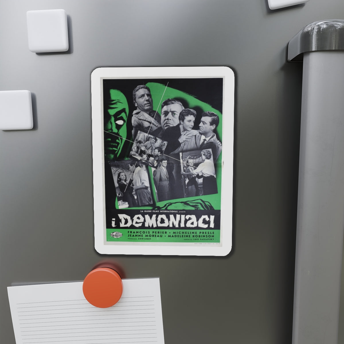 DEMONIAC 1957 Movie Poster - Die-Cut Magnet-The Sticker Space