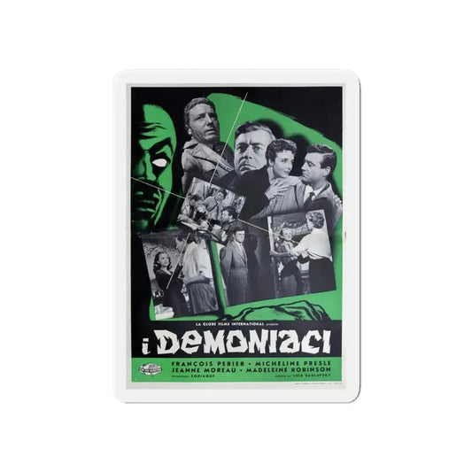 DEMONIAC 1957 Movie Poster - Refrigerator Magnet 6 Inch - The Sticker Space