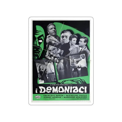 DEMONIAC 1957 Movie Poster STICKER Vinyl Die-Cut Decal - The Sticker Space
