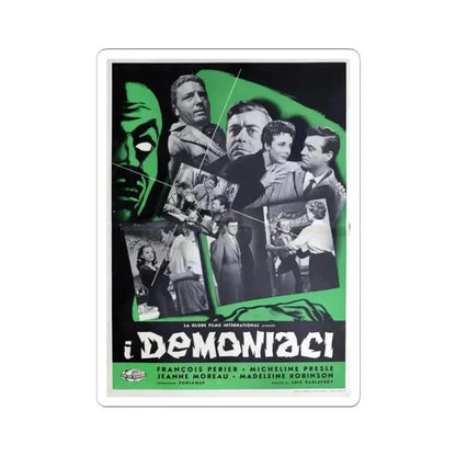 DEMONIAC 1957 Movie Poster - STICKER Vinyl Kiss-Cut Decal 2 Inch White - The Sticker Space
