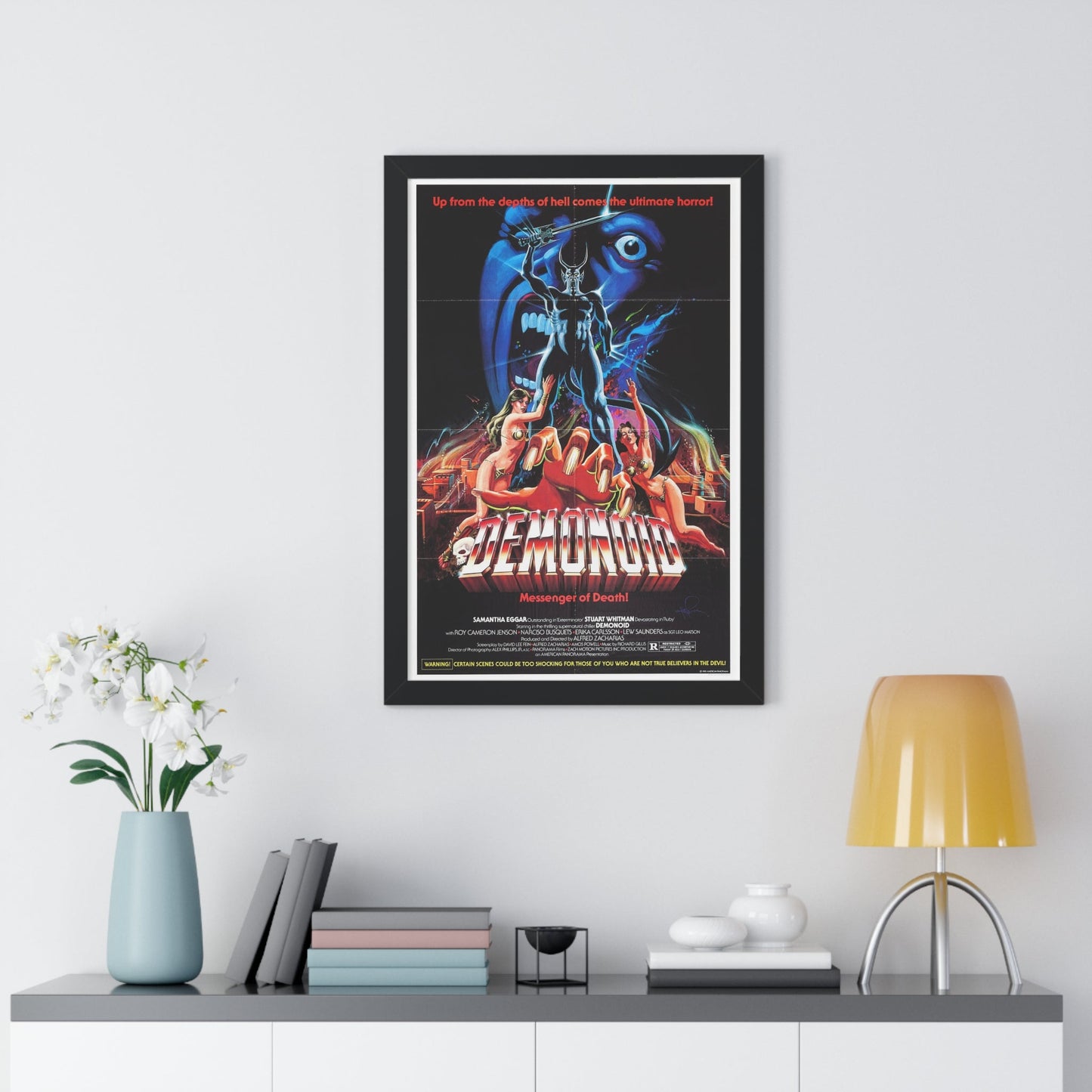 DEMONOID 1981 - Framed Movie Poster-The Sticker Space