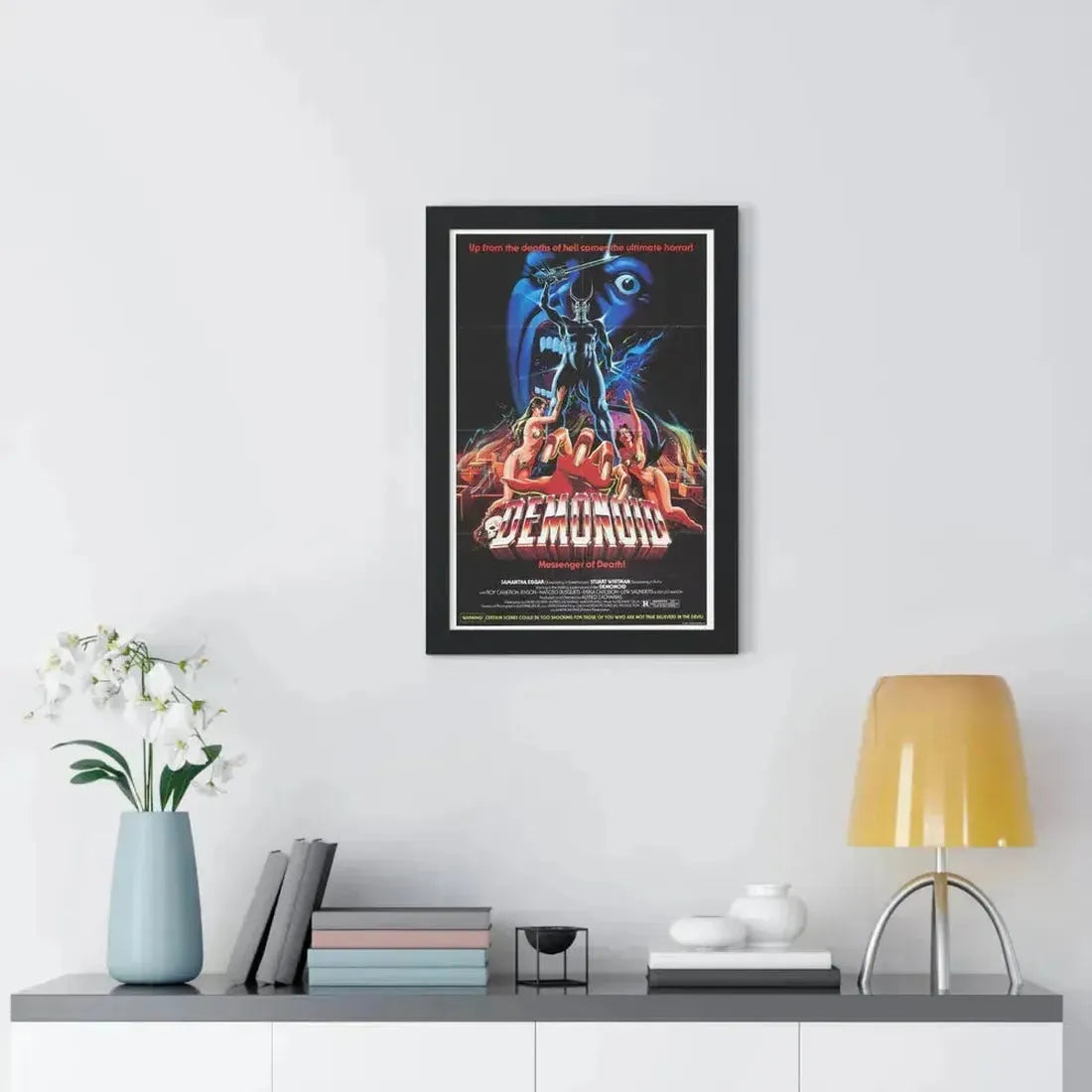DEMONOID 1981 - Framed Movie Poster - The Sticker Space