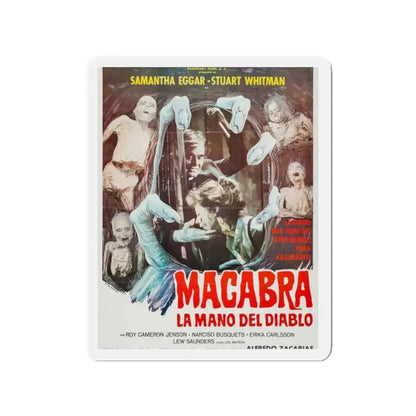 DEMONOID MESSENGER OF DEATH 1981 Movie Poster - Refrigerator Magnet 2 Inch - The Sticker Space