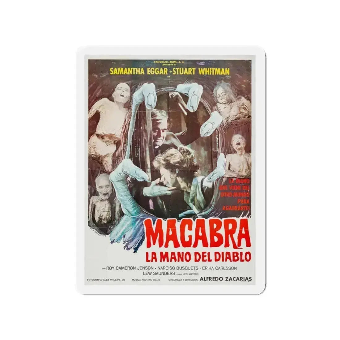 DEMONOID MESSENGER OF DEATH 1981 Movie Poster - Refrigerator Magnet 3 Inch - The Sticker Space