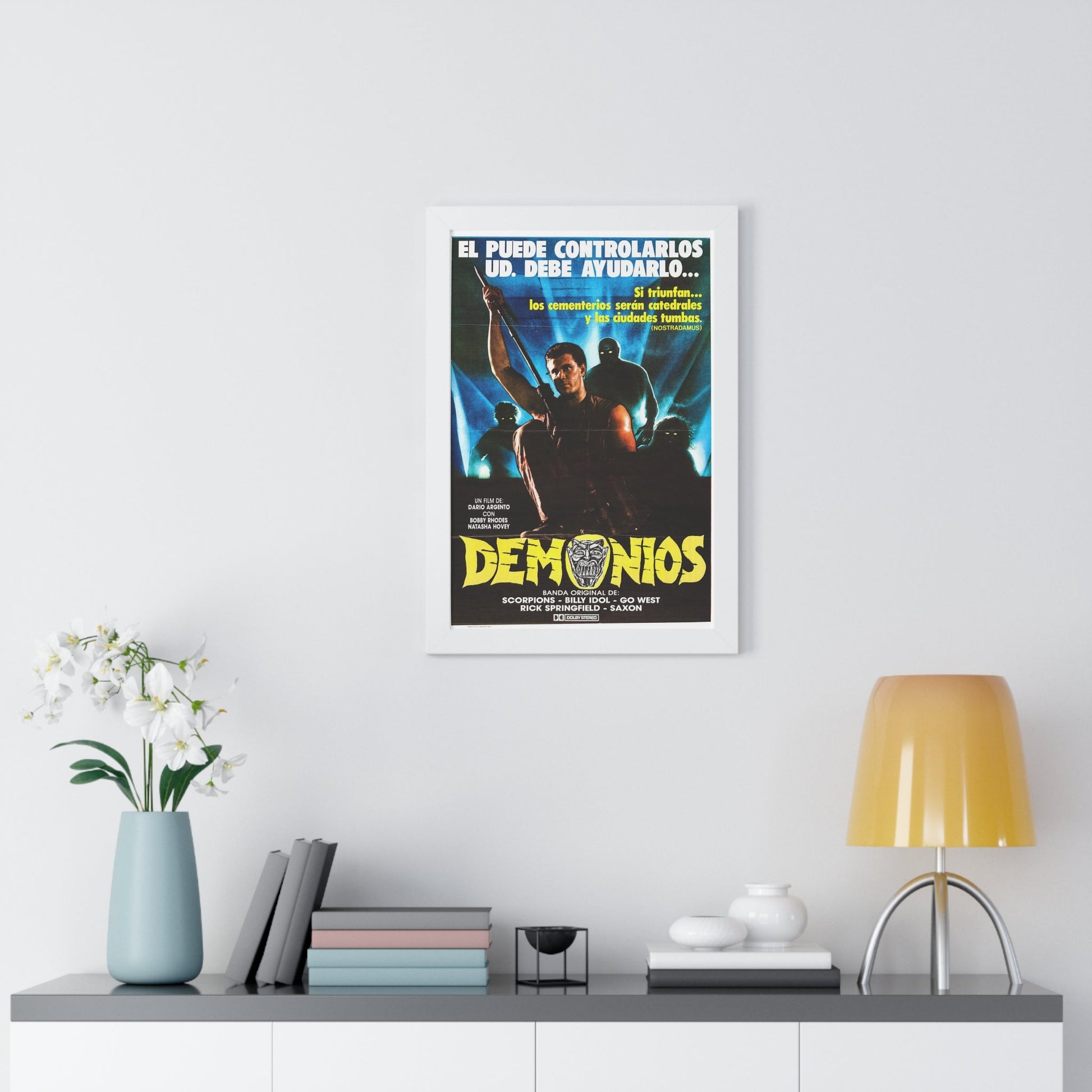 DEMONS (ARGENTINA) 1985 - Framed Movie Poster-The Sticker Space