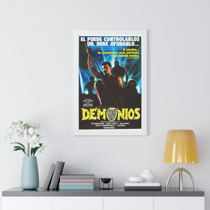 DEMONS (ARGENTINA) 1985 - Framed Movie Poster-The Sticker Space