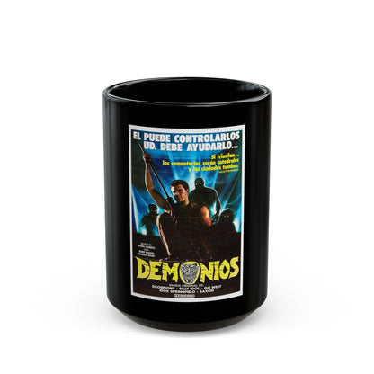 DEMONS (ARGENTINA) 1985 Movie Poster - Black Coffee Mug-15oz-The Sticker Space