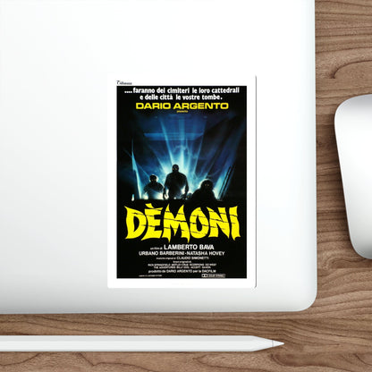 DEMONS (ITALIAN) 1985 Movie Poster STICKER Vinyl Die-Cut Decal-The Sticker Space