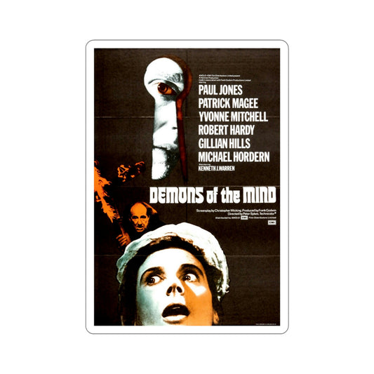 Demons of the Mind 1974 Movie Poster STICKER Vinyl Die-Cut Decal-6 Inch-The Sticker Space