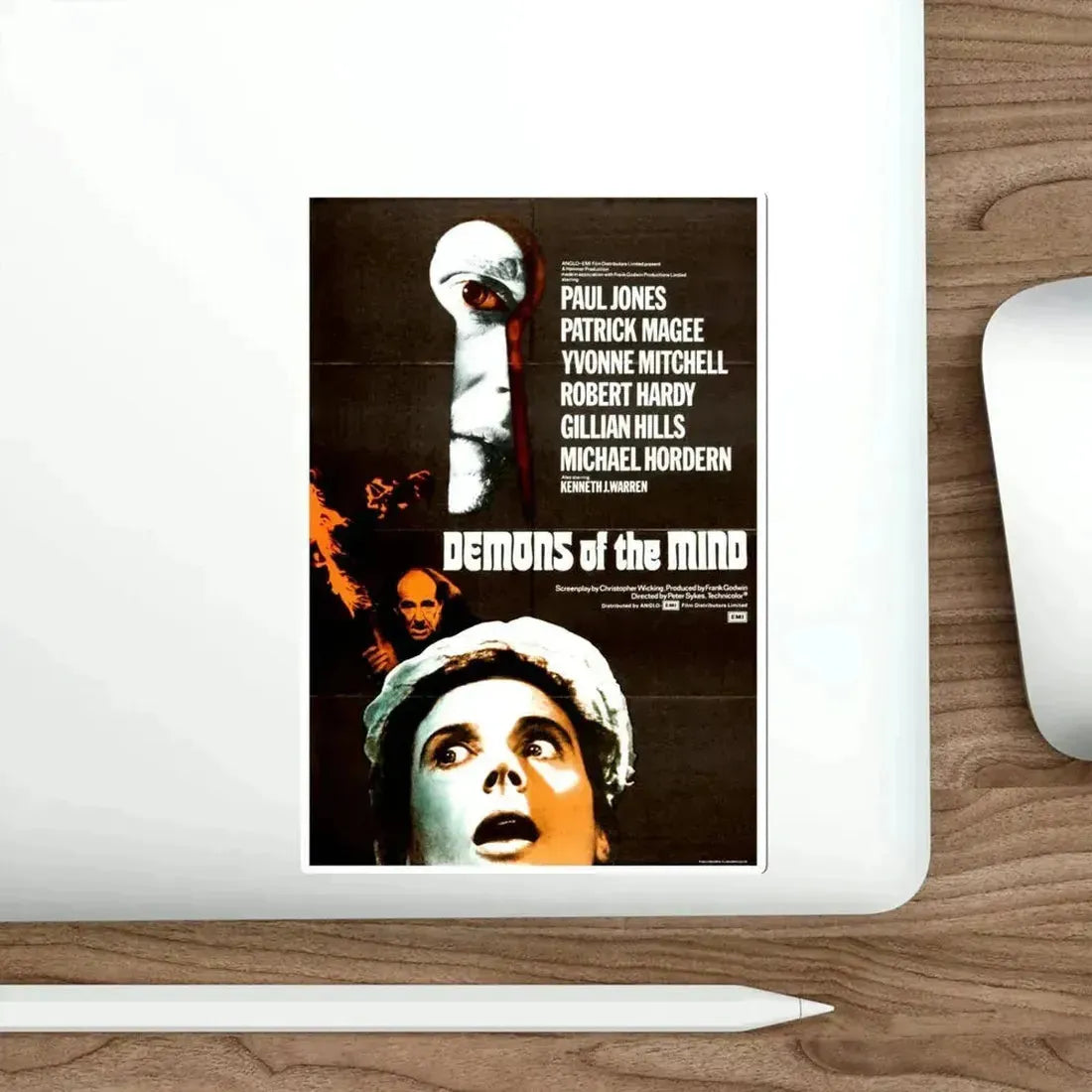 Demons of the Mind 1974 Movie Poster STICKER Vinyl Die-Cut Decal - The Sticker Space