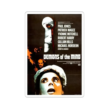 Demons of the Mind 1974 Movie Poster - STICKER Vinyl Kiss-Cut Decal 3 Inch White - The Sticker Space