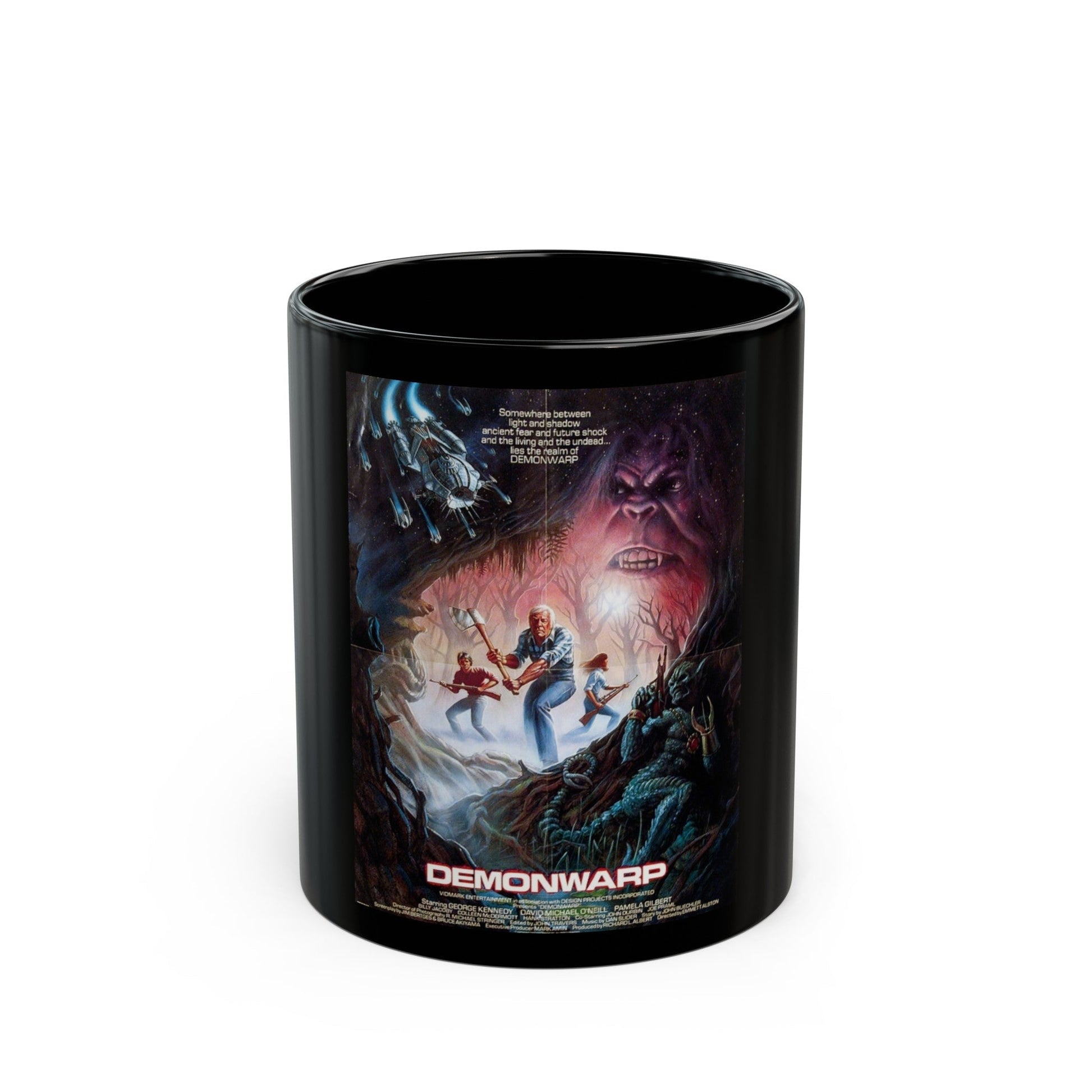 DEMONWARP (2) 1988 Movie Poster - Black Coffee Mug-11oz-The Sticker Space