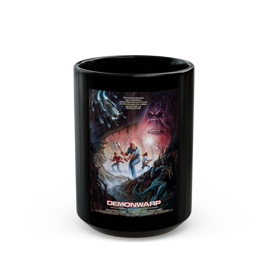 DEMONWARP (2) 1988 Movie Poster - Black Coffee Mug-15oz-The Sticker Space