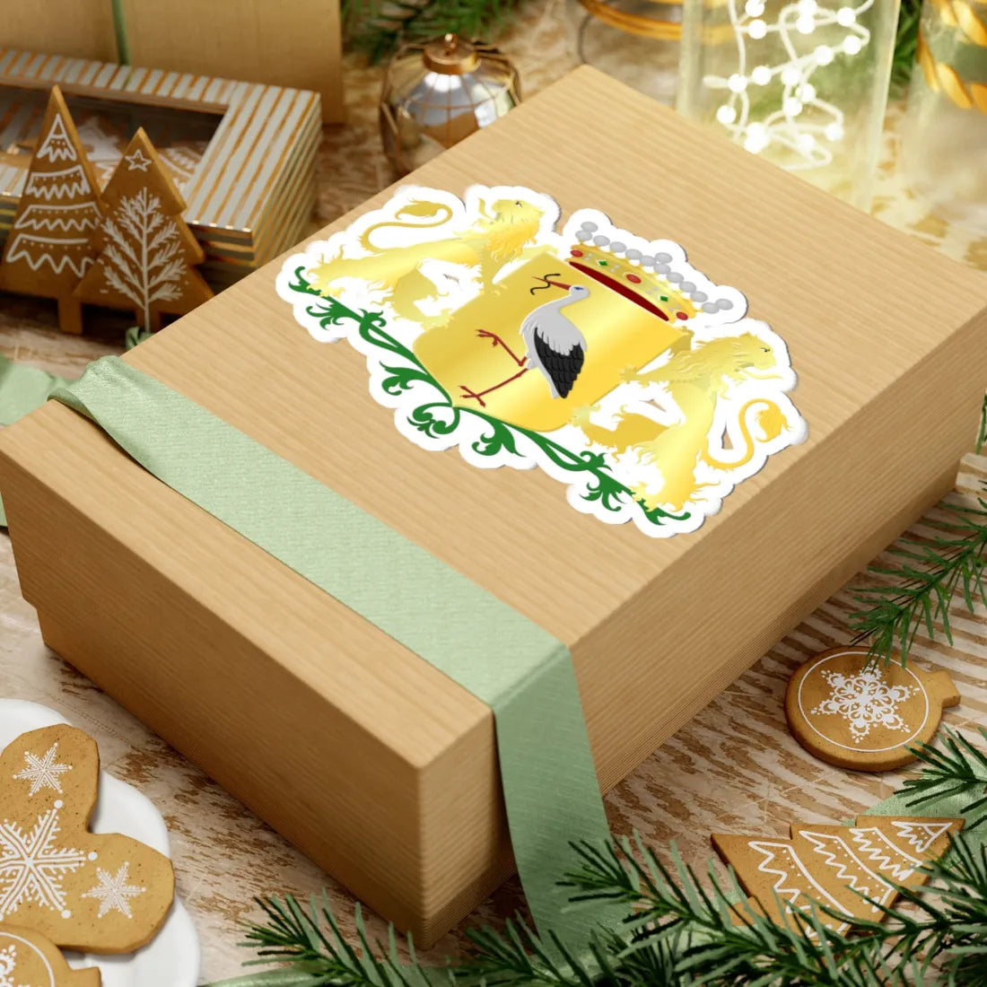 Den Haag wapen 1954 (Netherlands) (Coat of Arms) STICKER Vinyl Kiss-Cut Decal - The Sticker Space