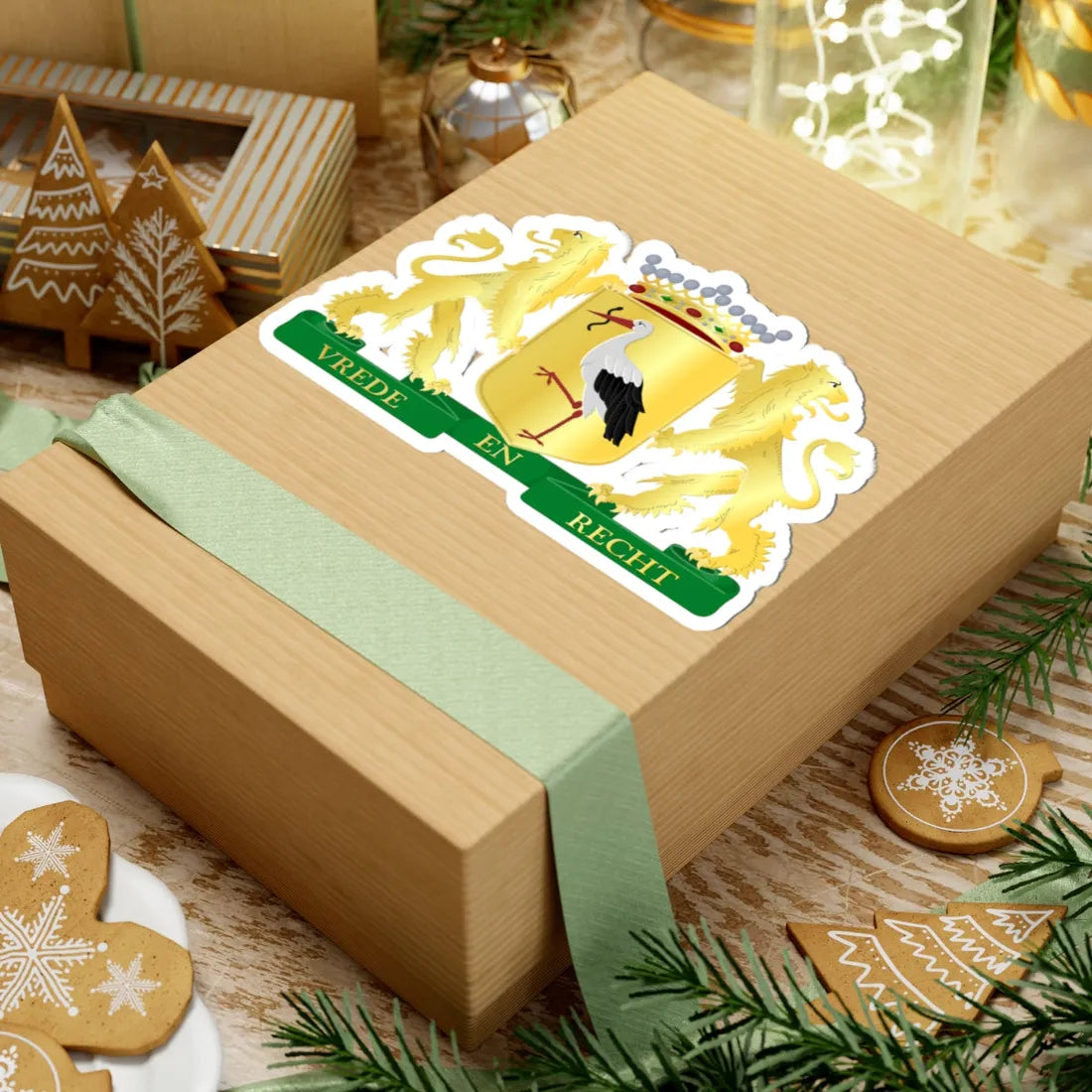 Den Haag wapen III (Netherlands) (Coat of Arms) STICKER Vinyl Kiss-Cut Decal - The Sticker Space