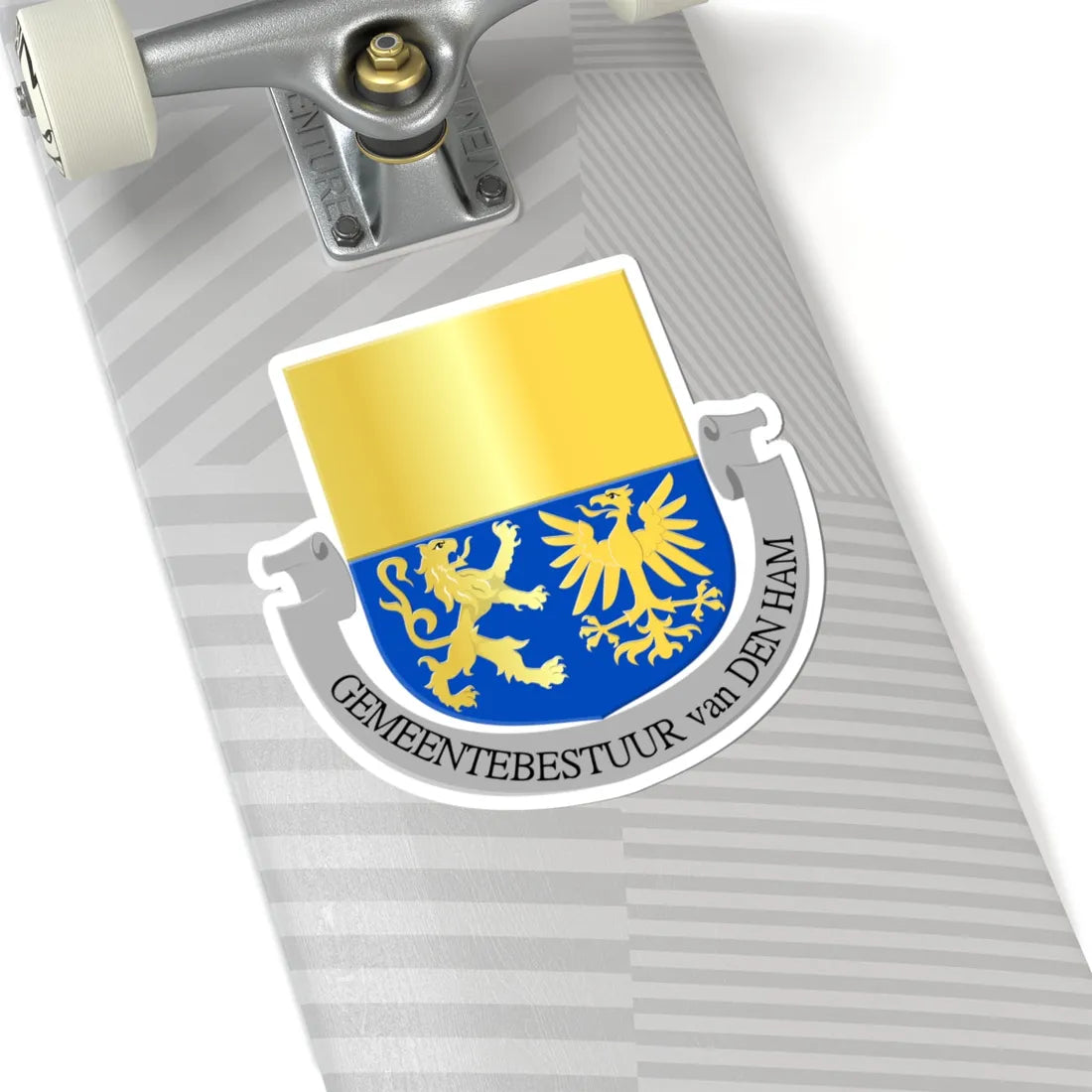 Den Ham wapen (Netherlands) (Coat of Arms) STICKER Vinyl Kiss-Cut Decal - The Sticker Space