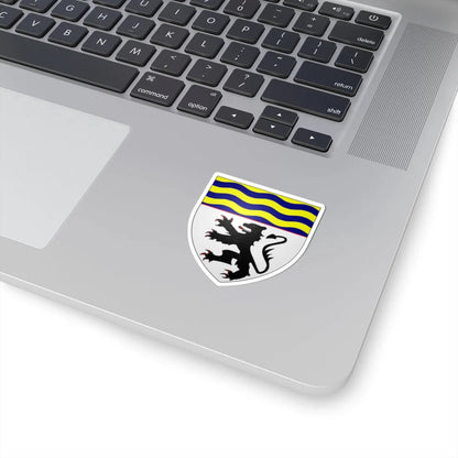 DENBIGHSHIRE COUNTY COUNCIL Shield (United Kingdom) (Coat of Arms) STICKER Vinyl Kiss-Cut Decal - The Sticker Space