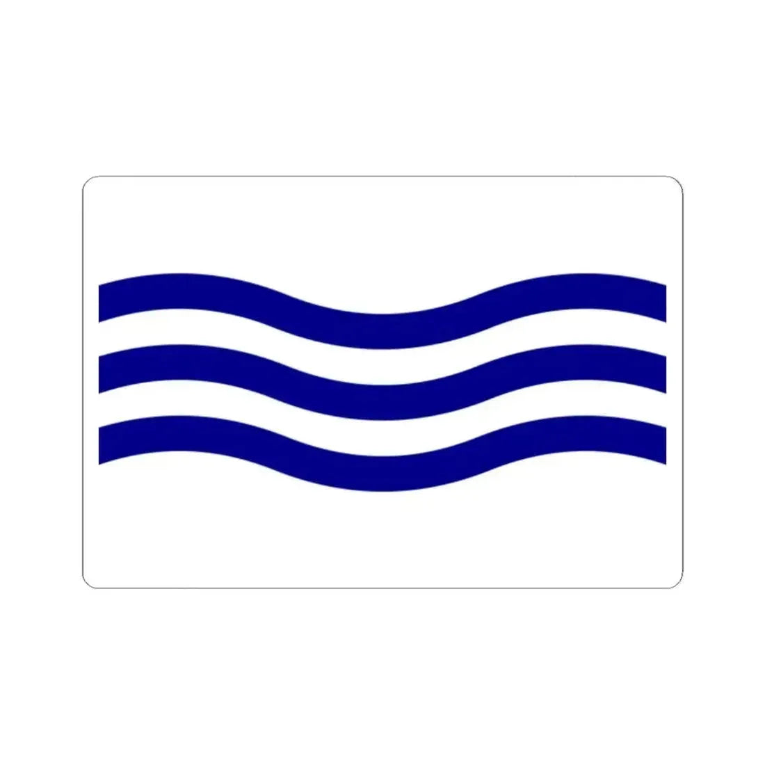 Denderleeuwvlag (Belgium) STICKER Vinyl Kiss-Cut Decal 2 Inch White - The Sticker Space