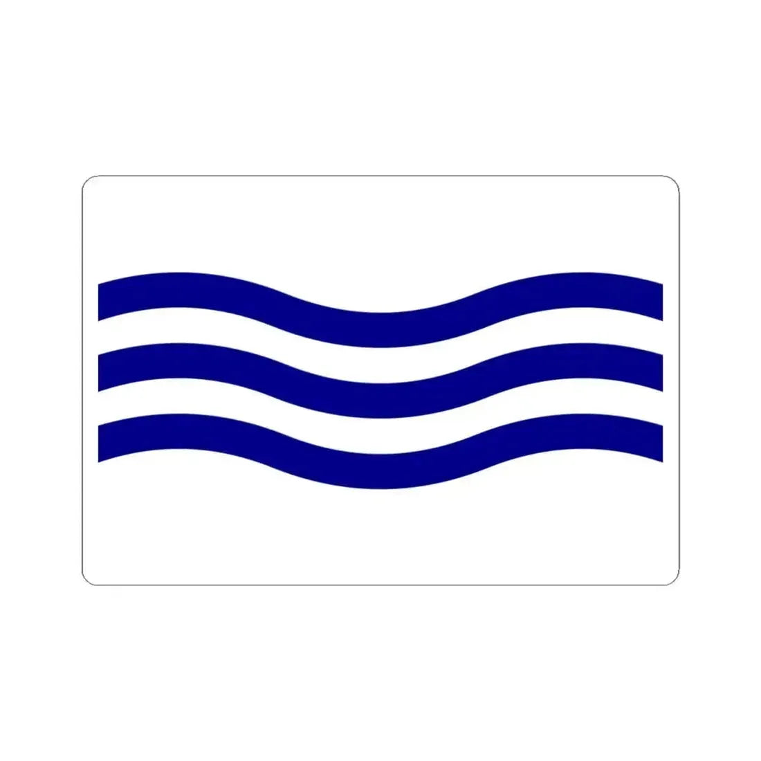 Denderleeuwvlag (Belgium) STICKER Vinyl Kiss-Cut Decal 4 Inch White - The Sticker Space