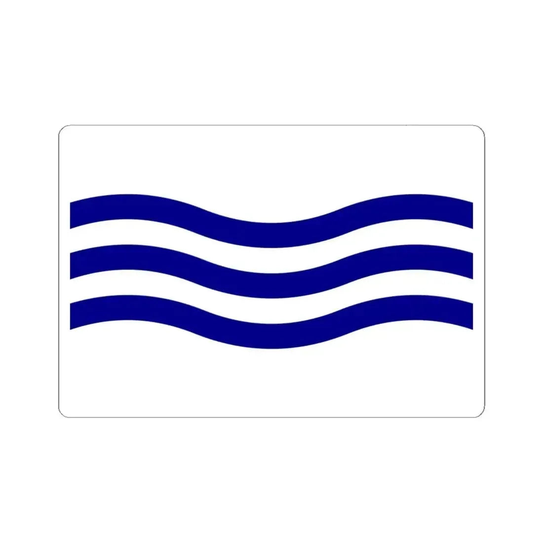 Denderleeuwvlag (Belgium) STICKER Vinyl Kiss-Cut Decal 6 Inch White - The Sticker Space