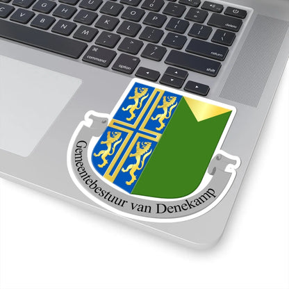 Denekamp wapen 1898 (Netherlands) (Coat of Arms) STICKER Vinyl Kiss-Cut Decal - The Sticker Space