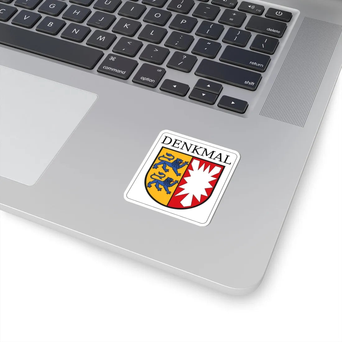 Denkmalplakette Schleswig-Holstein (Denmark) (Coat of Arms) STICKER Vinyl Kiss-Cut Decal - The Sticker Space