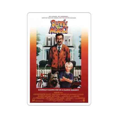 Dennis the Menace 1993 Movie Poster STICKER Vinyl Die-Cut Decal 3 Inch - The Sticker Space