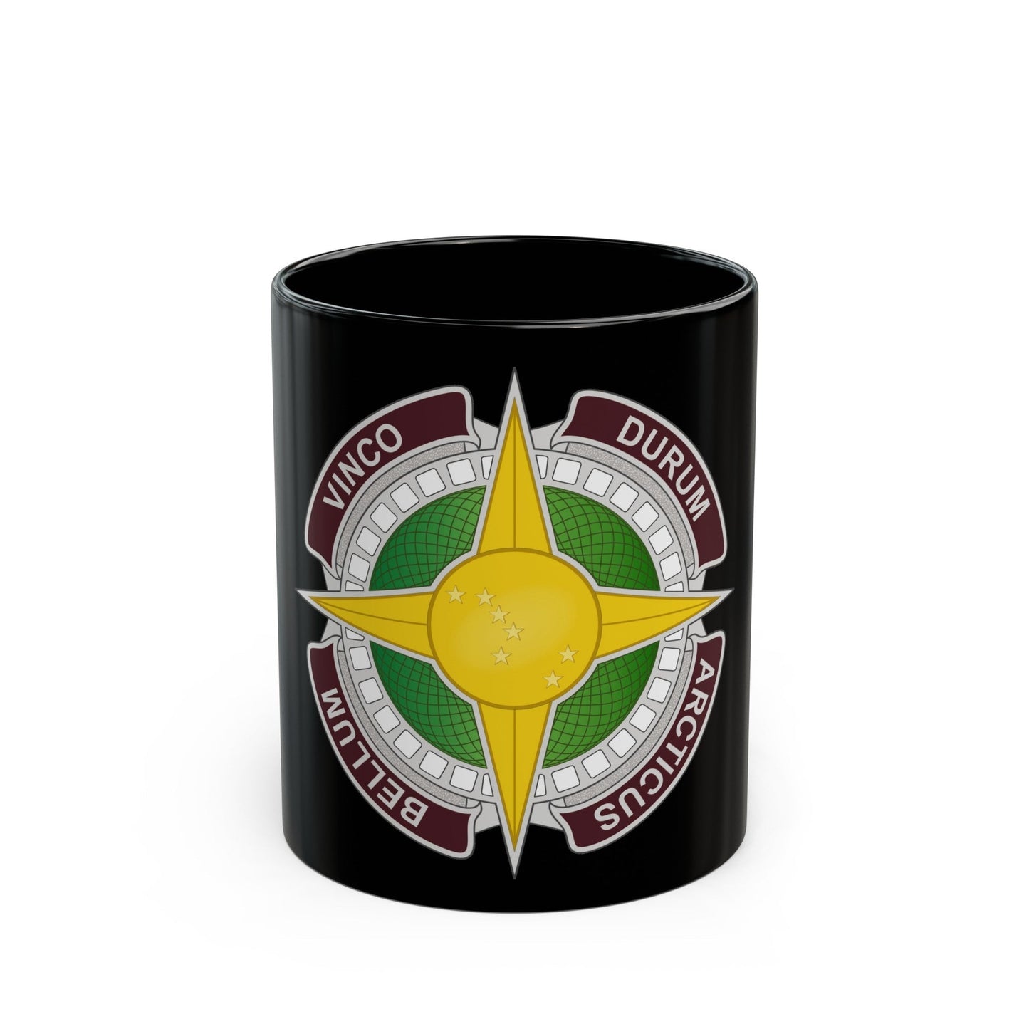 Dental Health Activity Alaska (U.S. Army) Black Coffee Mug-11oz-The Sticker Space