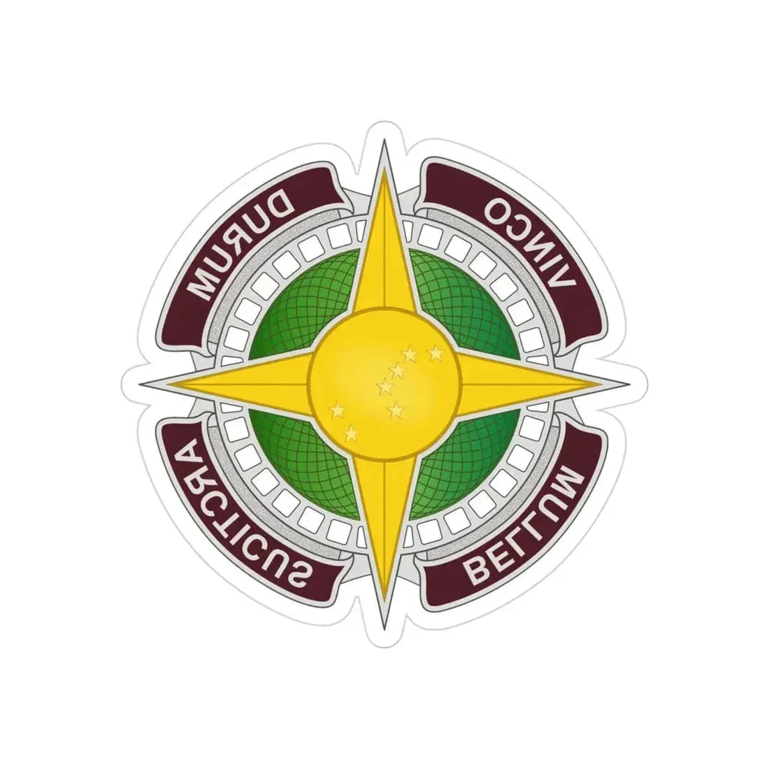 Dental Health Activity Alaska (U.S. Army) REVERSE PRINT Transparent Die-Cut STICKER 3 Inch Die-Cut Transparent - The Sticker Space