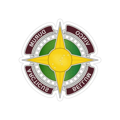 Dental Health Activity Alaska (U.S. Army) REVERSE PRINT Transparent Die-Cut STICKER 5 Inch Die-Cut Transparent - The Sticker Space