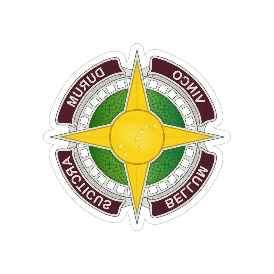 Dental Health Activity Alaska (U.S. Army) REVERSE PRINT Transparent Die-Cut STICKER - The Sticker Space