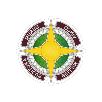 Dental Health Activity Alaska (U.S. Army) REVERSE PRINT Transparent Die-Cut STICKER - The Sticker Space