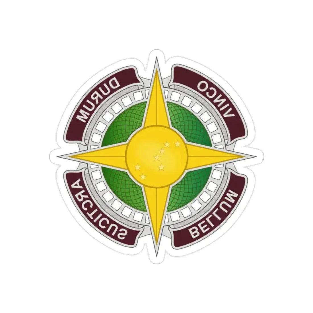 Dental Health Activity Alaska (U.S. Army) REVERSE PRINT Transparent Die-Cut STICKER - The Sticker Space