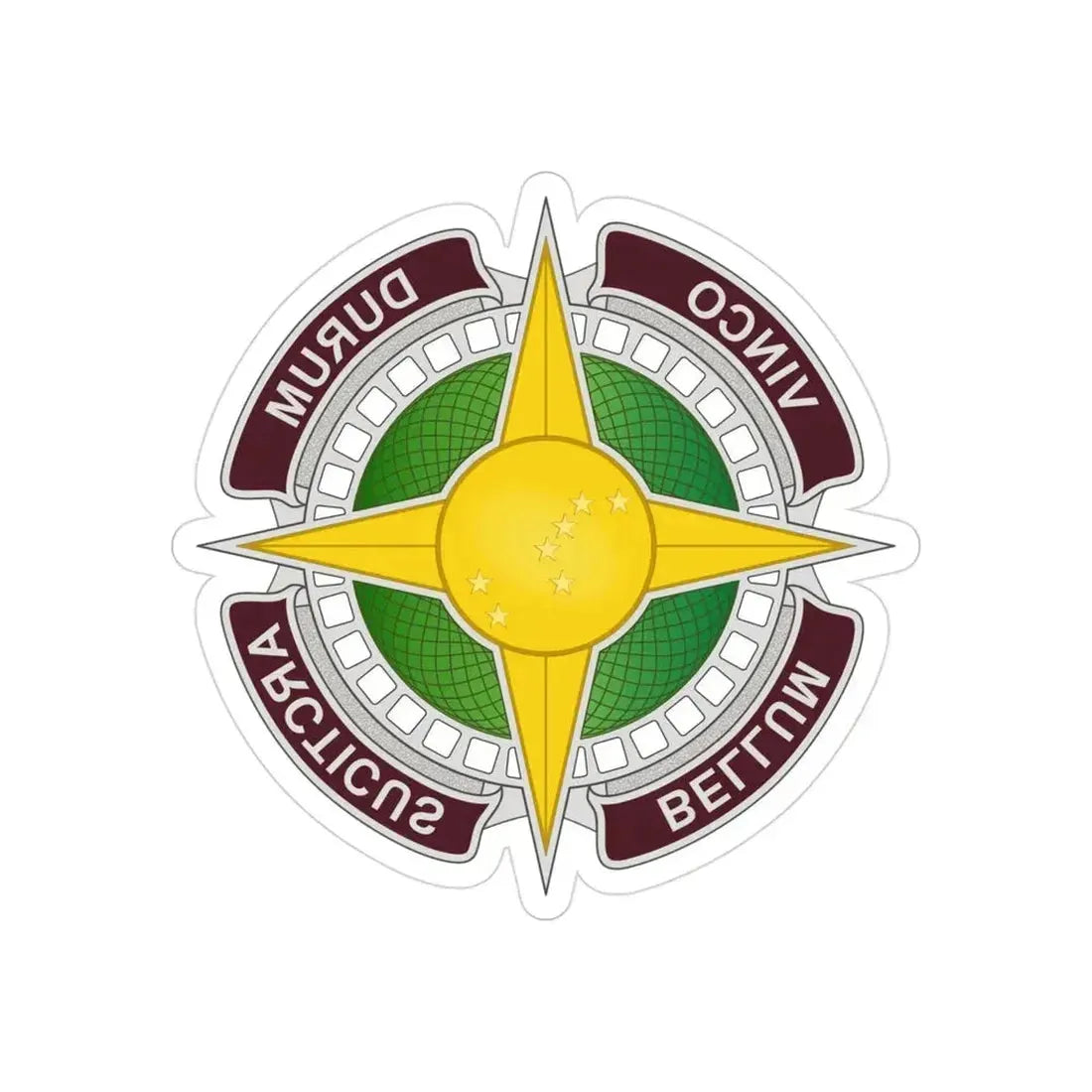 Dental Health Activity Alaska (U.S. Army) REVERSE PRINT Transparent Die-Cut STICKER - The Sticker Space