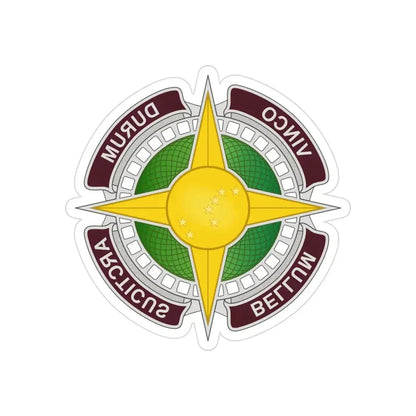 Dental Health Activity Alaska (U.S. Army) REVERSE PRINT Transparent Die-Cut STICKER - The Sticker Space