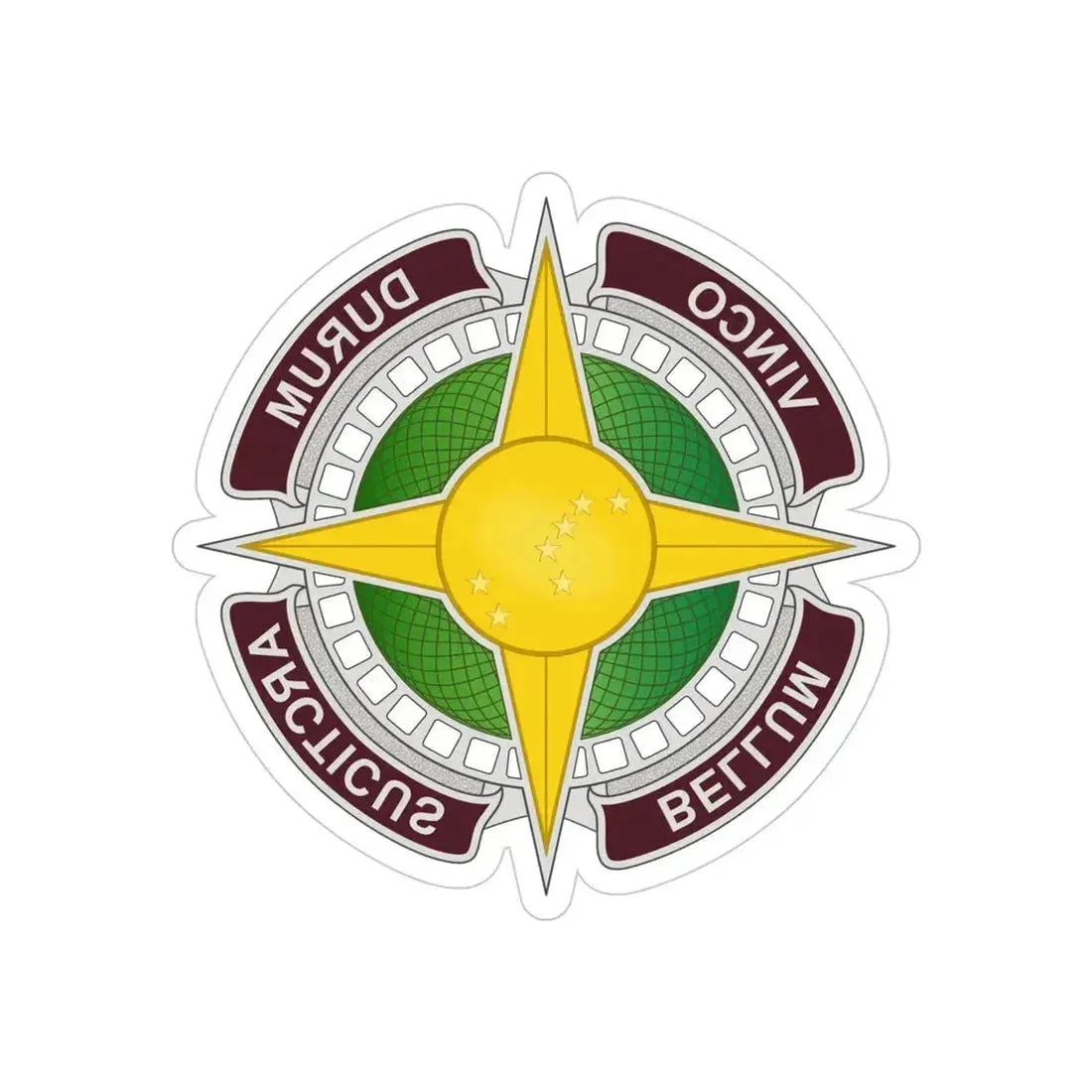 Dental Health Activity Alaska (U.S. Army) REVERSE PRINT Transparent Die-Cut STICKER - The Sticker Space