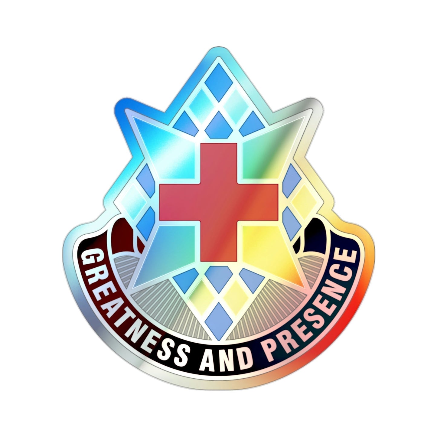 Dental Health Activity Bavaria (U.S. Army) Holographic STICKER Die-Cut Vinyl Decal-2 Inch-The Sticker Space