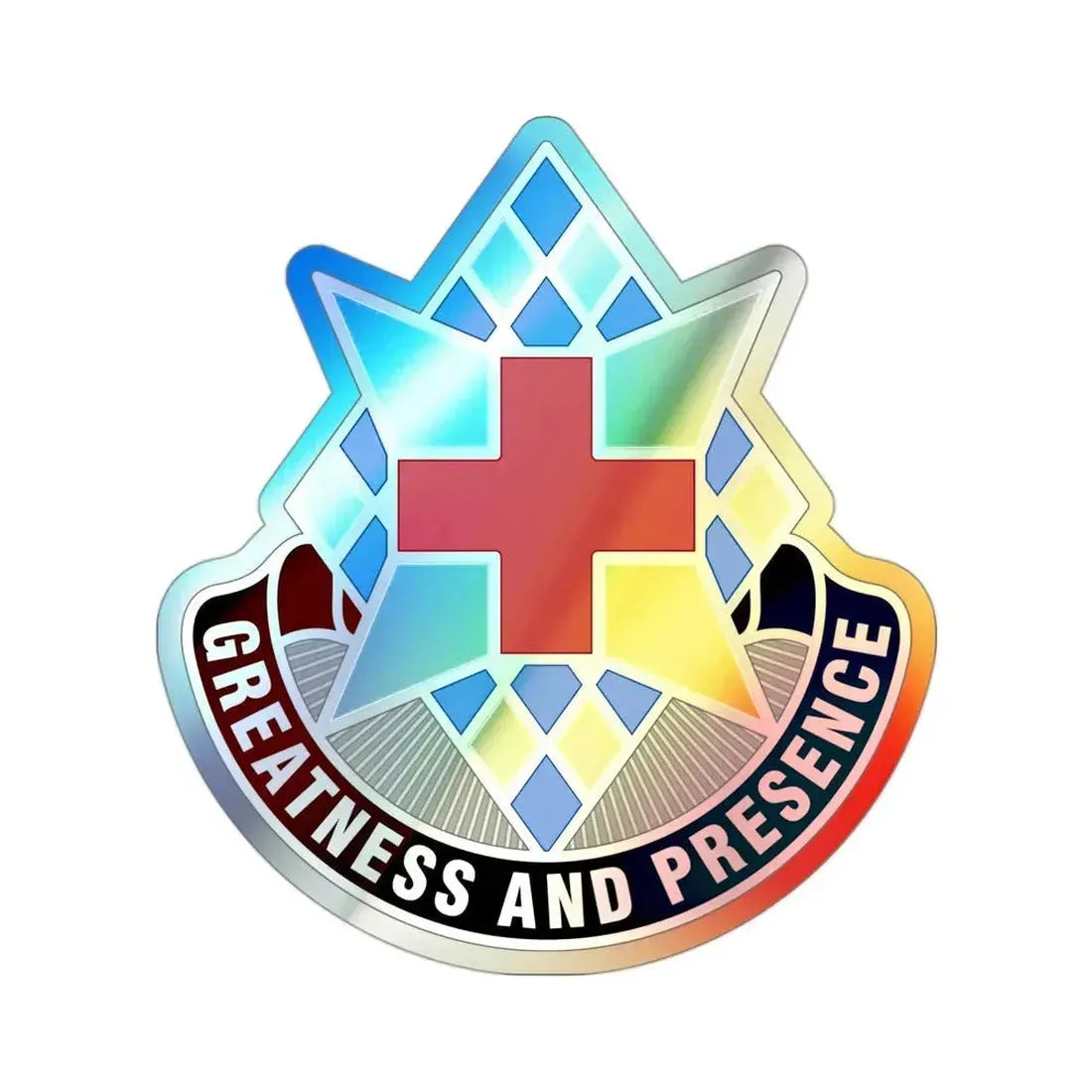 Dental Health Activity Bavaria (U.S. Army) Holographic STICKER Die-Cut Vinyl Decal 3 Inch Holographic - The Sticker Space