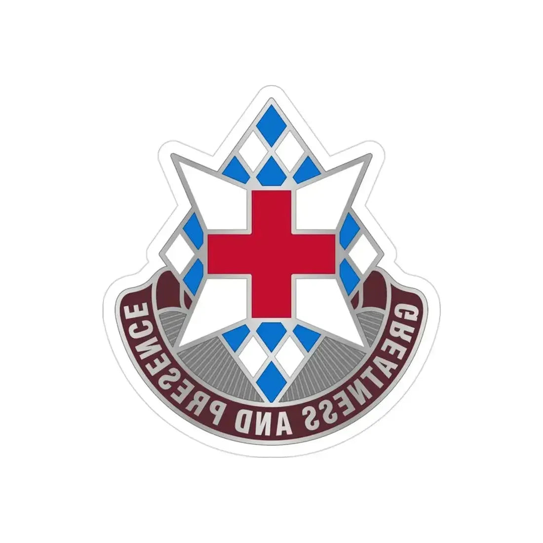 Dental Health Activity Bavaria (U.S. Army) REVERSE PRINT Transparent Die-Cut STICKER 3 Inch Die-Cut Transparent - The Sticker Space