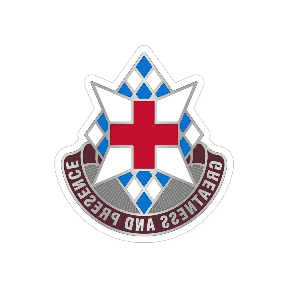 Dental Health Activity Bavaria (U.S. Army) REVERSE PRINT Transparent Die-Cut STICKER 4 Inch Die-Cut Transparent - The Sticker Space