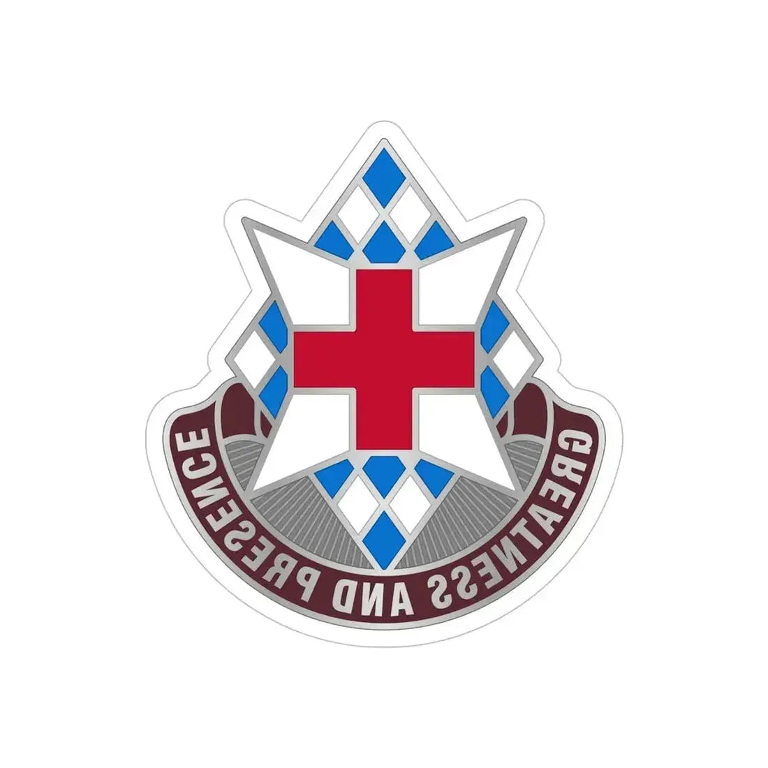 Dental Health Activity Bavaria (U.S. Army) REVERSE PRINT Transparent Die-Cut STICKER 5 Inch Die-Cut Transparent - The Sticker Space