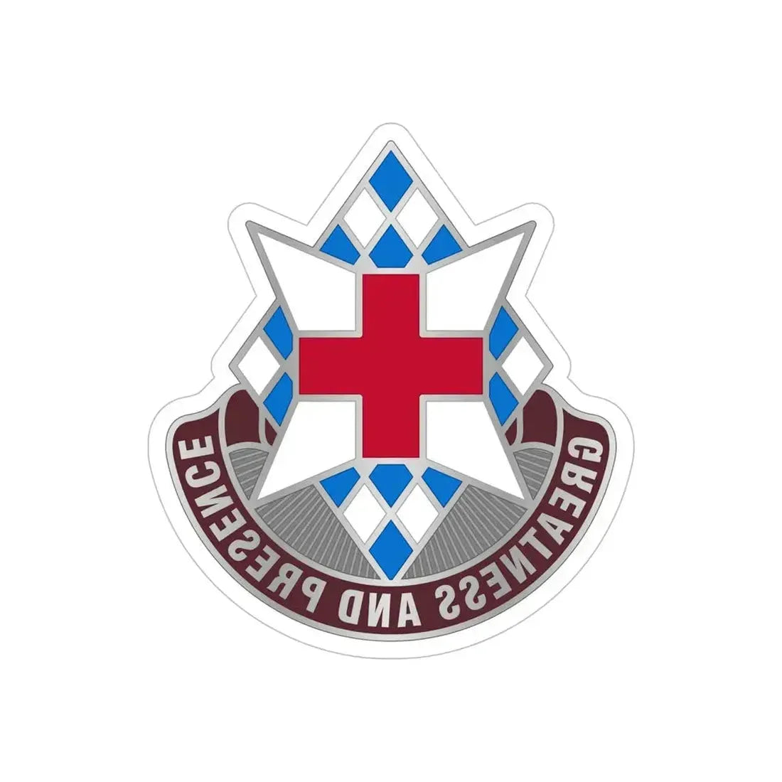 Dental Health Activity Bavaria (U.S. Army) REVERSE PRINT Transparent Die-Cut STICKER 6 Inch Die-Cut Transparent - The Sticker Space