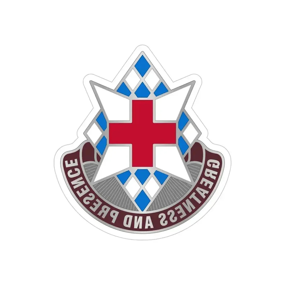 Dental Health Activity Bavaria (U.S. Army) REVERSE PRINT Transparent Die-Cut STICKER - The Sticker Space