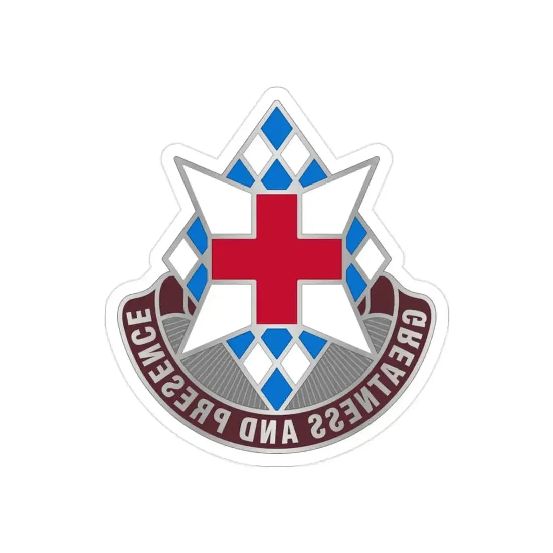 Dental Health Activity Bavaria (U.S. Army) REVERSE PRINT Transparent Die-Cut STICKER - The Sticker Space