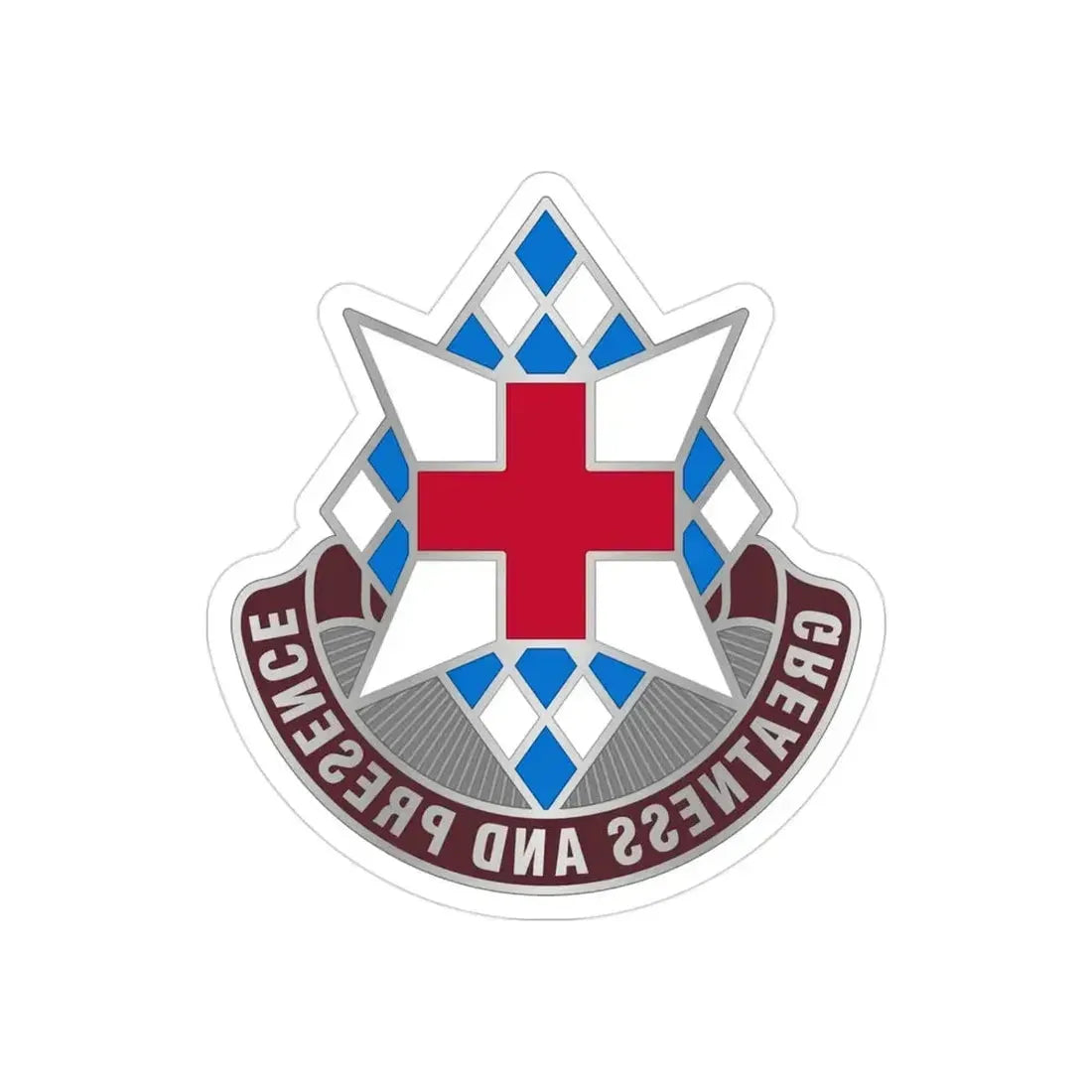 Dental Health Activity Bavaria (U.S. Army) REVERSE PRINT Transparent Die-Cut STICKER - The Sticker Space