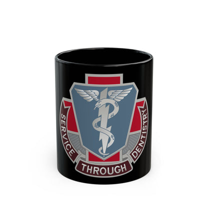 Dental Health Activity Fort Benning (U.S. Army) Black Coffee Mug-11oz-The Sticker Space