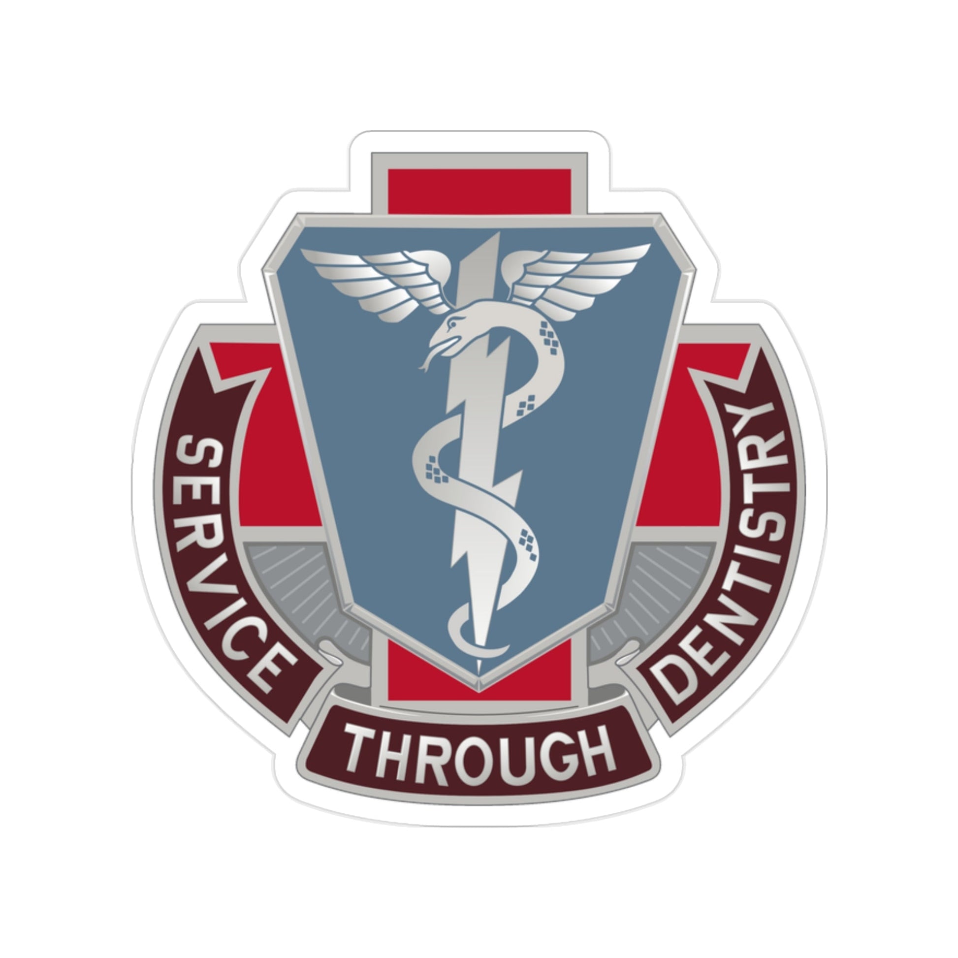 Dental Health Activity Fort Benning (U.S. Army) Transparent STICKER Die-Cut Vinyl Decal-2 Inch-The Sticker Space