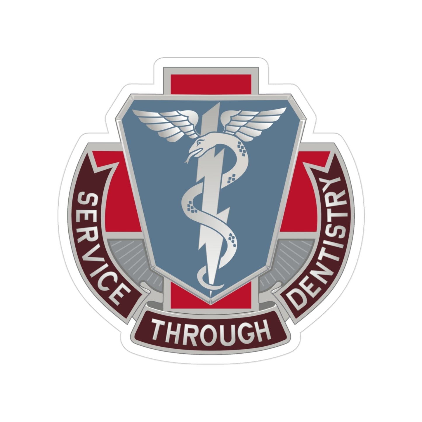 Dental Health Activity Fort Benning (U.S. Army) Transparent STICKER Die-Cut Vinyl Decal-3 Inch-The Sticker Space