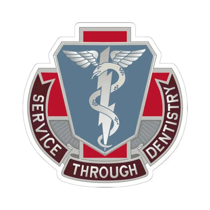 Dental Health Activity Fort Benning (U.S. Army) STICKER Vinyl Kiss-Cut Decal 6 Inch White - The Sticker Space