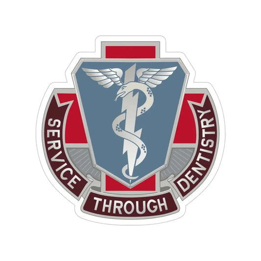 Dental Health Activity Fort Benning (U.S. Army) Transparent STICKER Die-Cut Vinyl Decal 6 Inch - The Sticker Space
